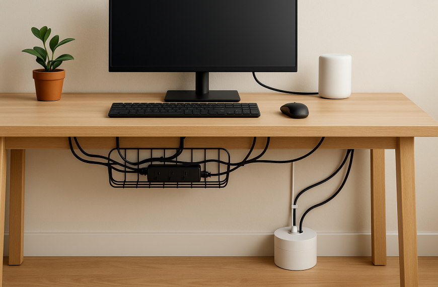 How to Organize Cables in a Home Office (Without Losing Your Mind)